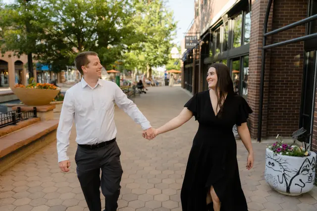 Strolling hand in hand through Old Town